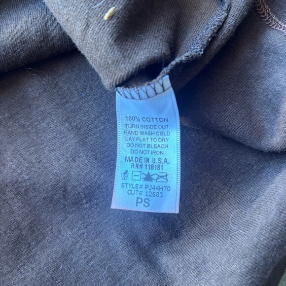 Blue Canyon Chocolate Cocoa T-Shirt Women's PS Brown Short Sleeve Ribbed Graphic - Picture 6 of 9